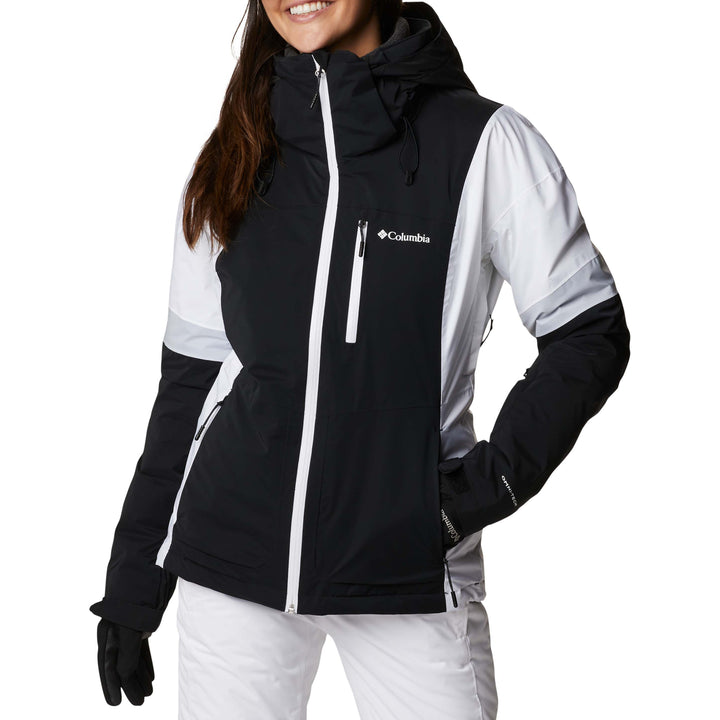 Columbia Snow Diva II Insulated Jacket - Women's Black/White/Cirrus Grey