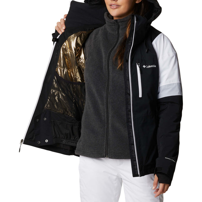 Columbia Snow Diva II Insulated Jacket - Women's Black/White/Cirrus Grey