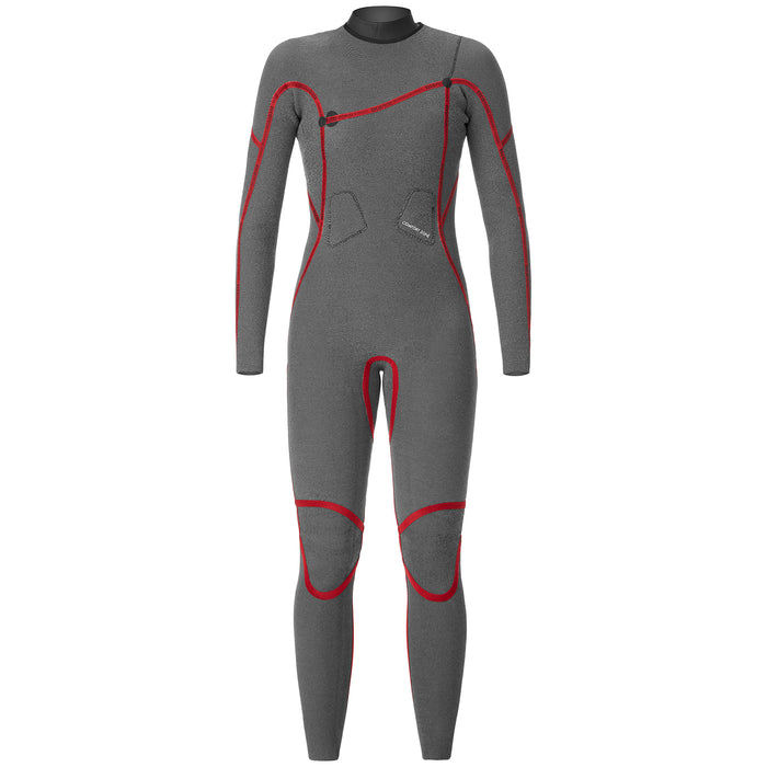 Picture Organic 4/3 Equation Flexskin Front Zip Wetsuit - Women's Black