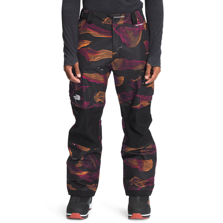 The North Face Slashback Cargo Short Pants - Men's TNF Black Binary Halfdome Print/TNF Black