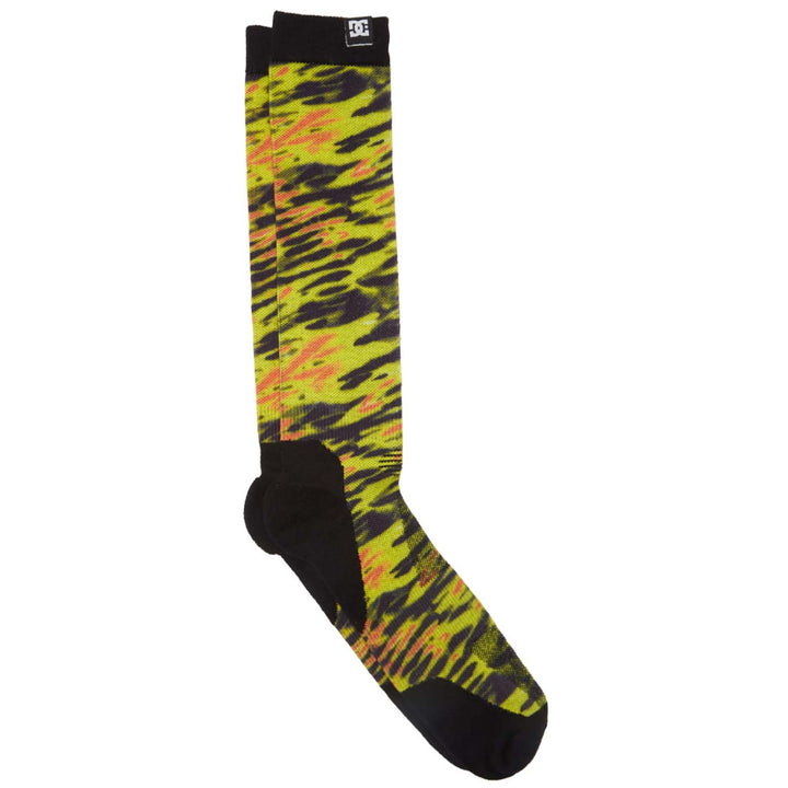 DC Summit Snowboard Socks Angled Tie Dye
