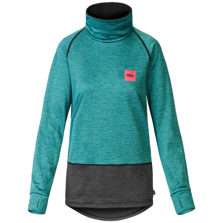 Picture Organic Blossom Grid Fleece - Women's Dark Sea