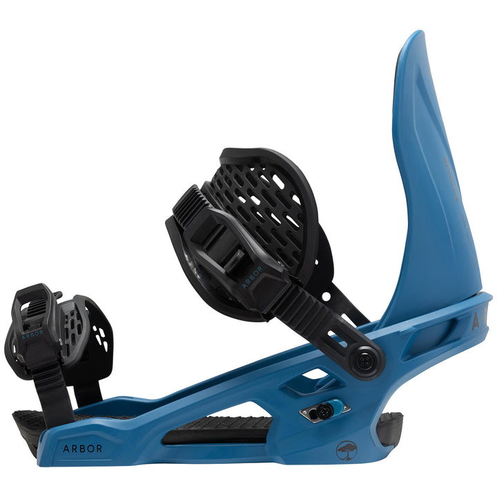Arbor Spruce Snowboard Bindings Blue