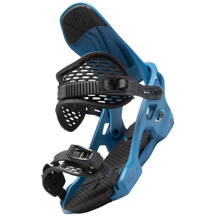 Arbor Spruce Snowboard Bindings Blue