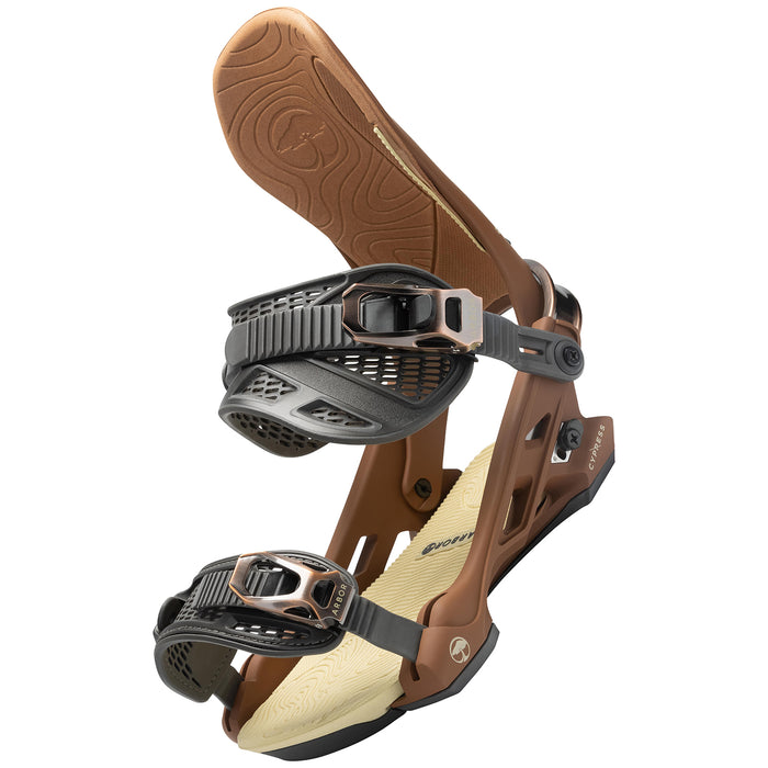 Arbor Cypress Snowboard Bindings 2023 Terra Cotta