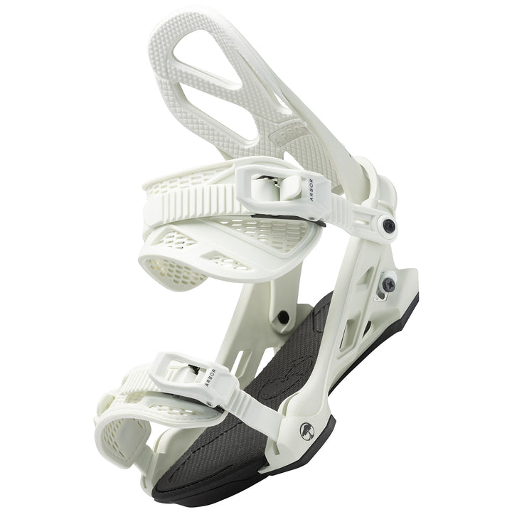 Arbor Hemlock Snowboard Bindings 2023 White