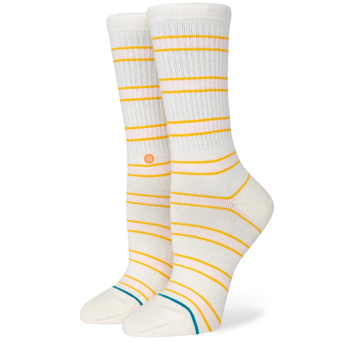 Stance Canny Crew Socks - Women's Off White