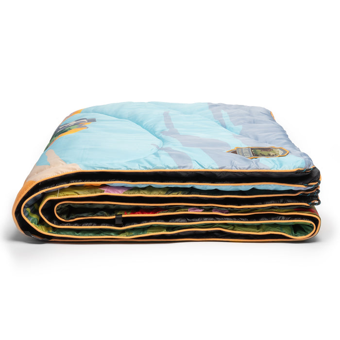 Rumpl Original Puffy Blanket - Glacier National Park Glacier National Park