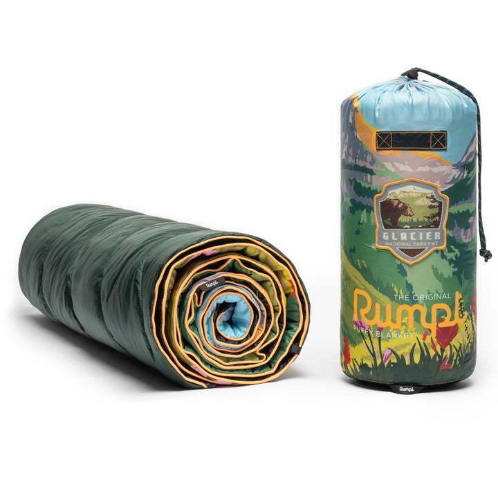 Rumpl Original Puffy Blanket - Glacier National Park Glacier National Park