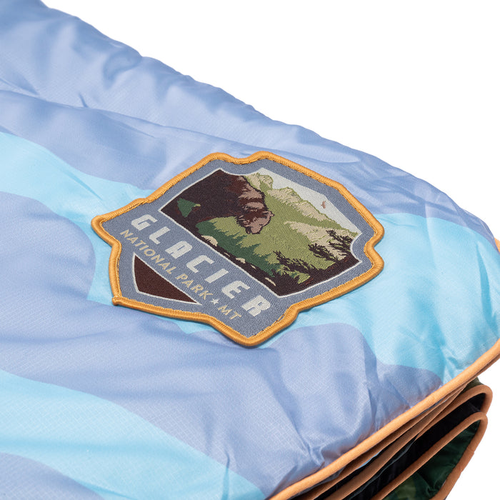 Rumpl Original Puffy Blanket - Glacier National Park Glacier National Park