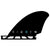 Velvet The Quad Fin Set Black/Grey