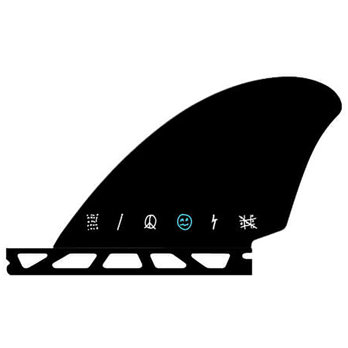 Velvet The Quad Fin Set Black/Grey
