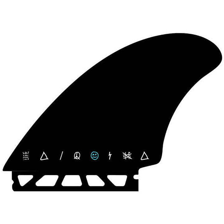 Velvet The Quad Fin Set Black/Grey
