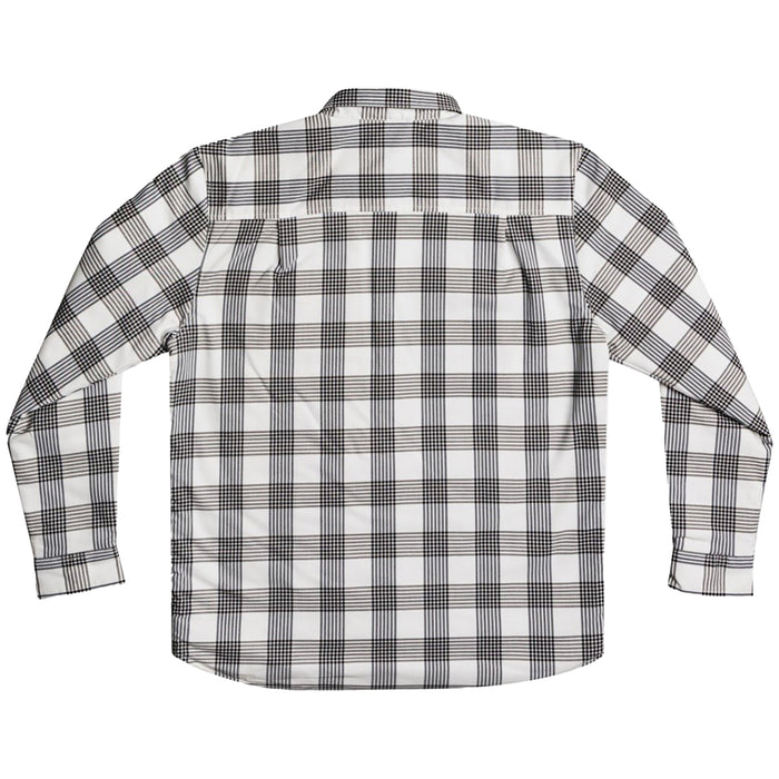 Quiksilver Free Climb Reversible Long Sleeve Shirt - Men's Snow White