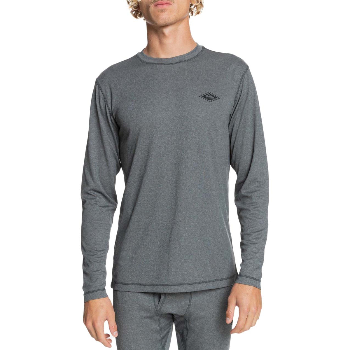 Quiksilver Territory Base Layer Top - Men's Heather Grey