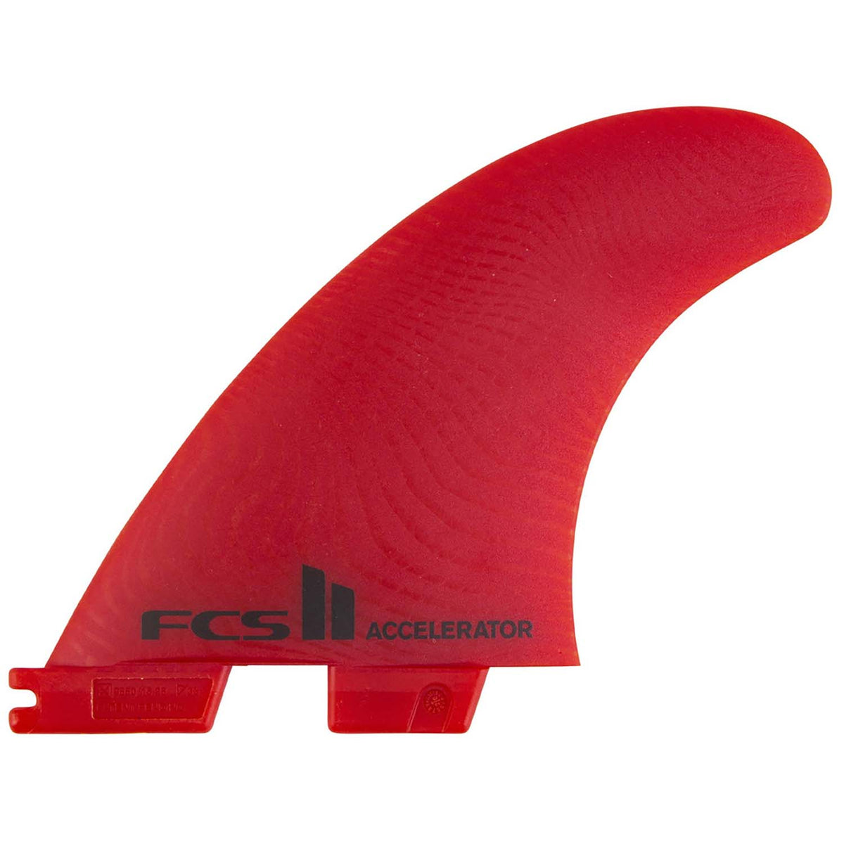 FCS II Accelerator Neo Glass Medium Tri Fin Set Red
