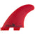 FCS II Accelerator Neo Glass Large Tri Fin Set Red