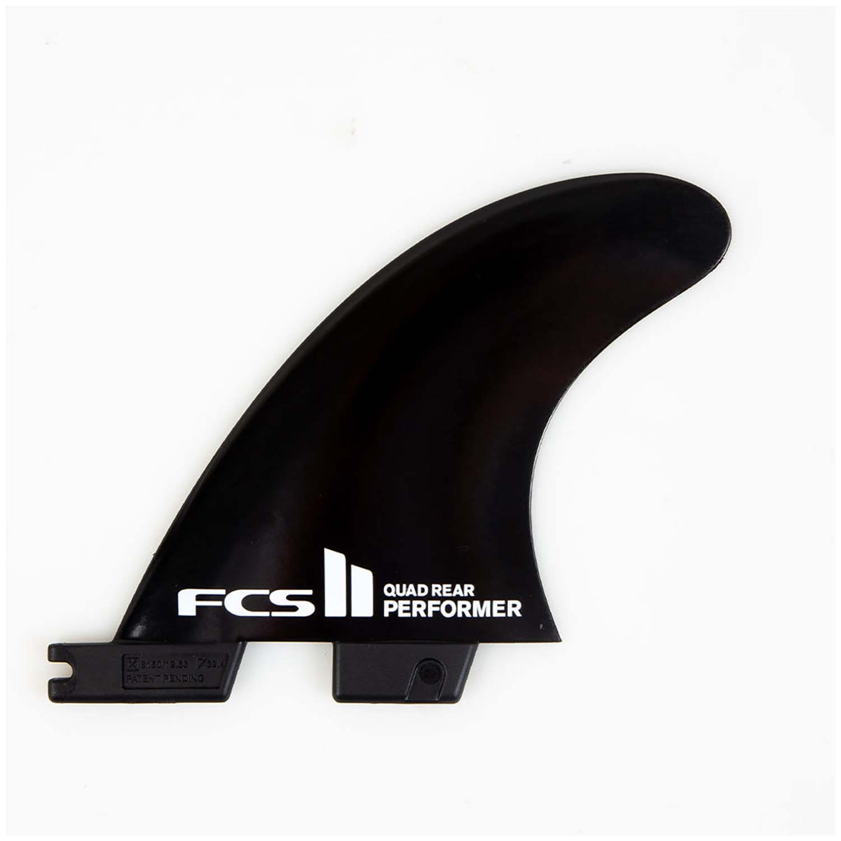 FCS II Performer Medium Quad Rear Fin Set Black