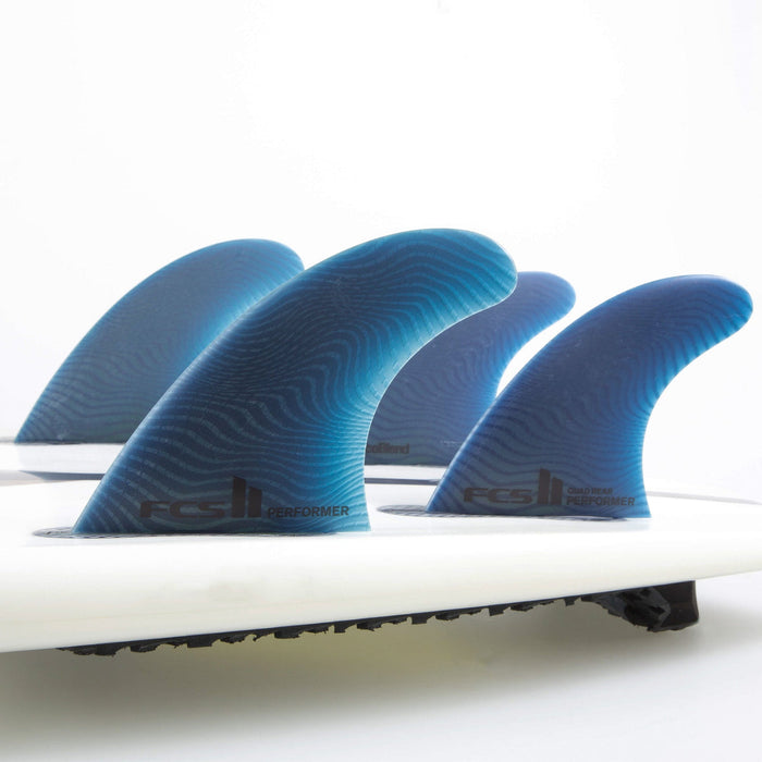 FCS II Performer Neo Glass Medium Quad Fin Set Pacific