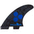 FCS II AM PC Medium Tri-Quad Fin Set Cobalt