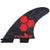 FCS II AM PC Small Tri Fin Set Red