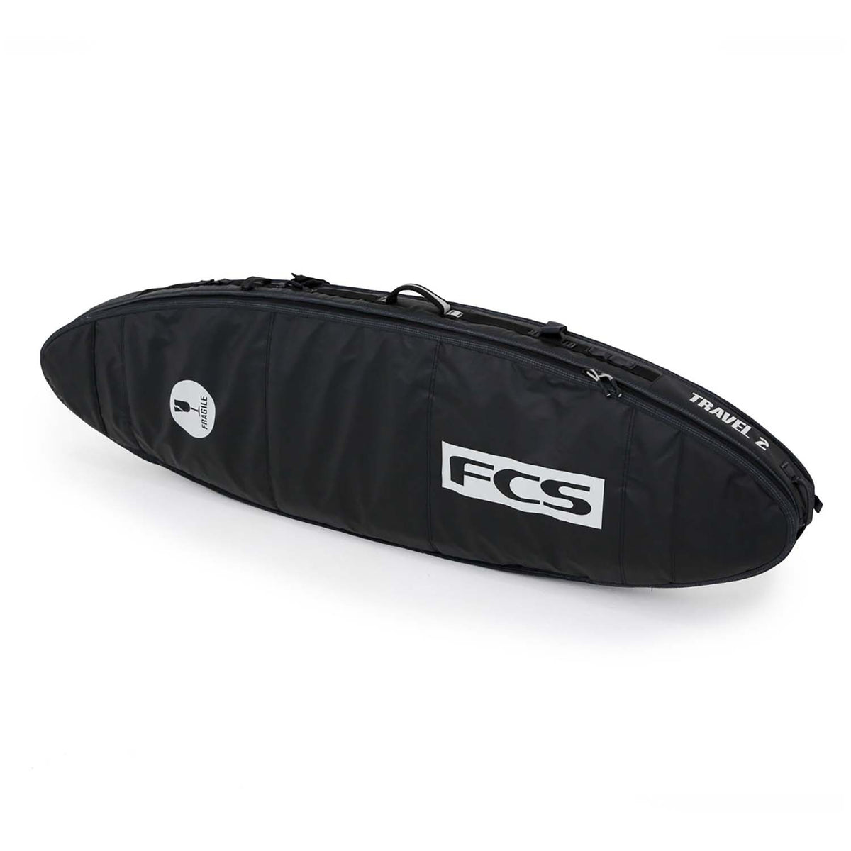 FCS Travel 2 All Purpose Surfboard Bag Black/Grey