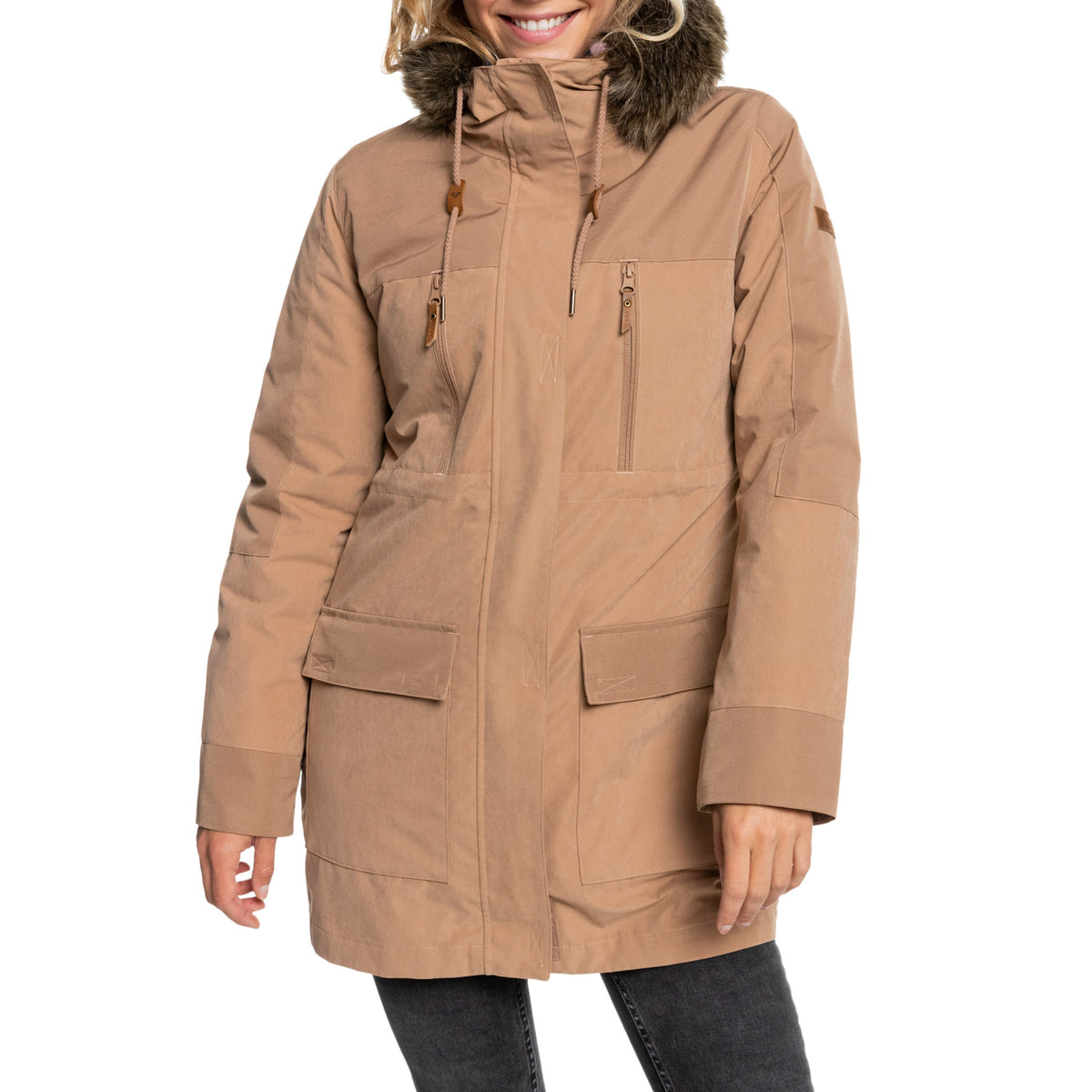 Roxy Amy 3-in-1 Jacket - Women's Woodsmoke