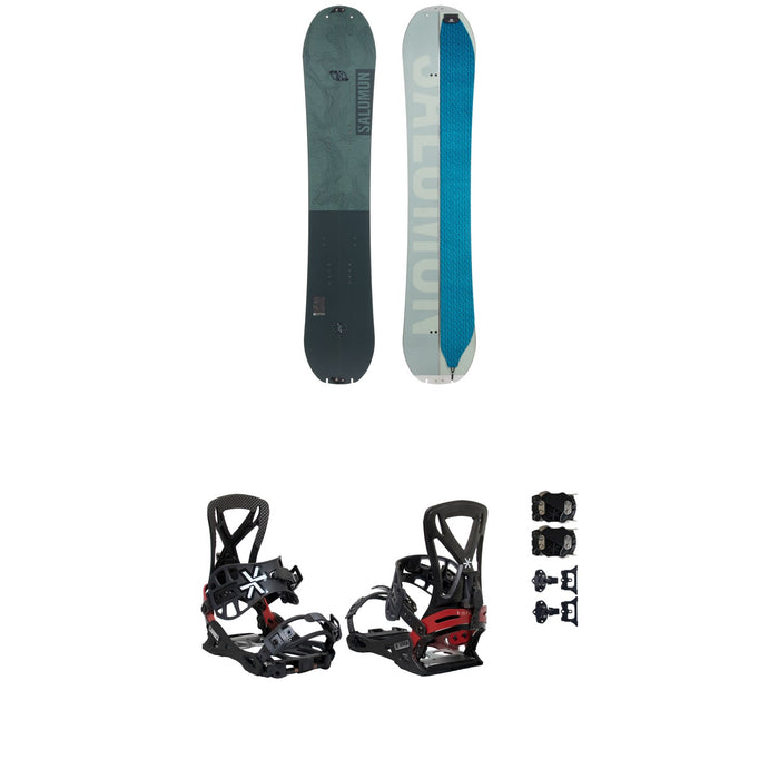 Salomon Super 8 Splitboard + Karakoram PRIME Grizzly + Splitboard Interface Splitboard Bindings 2022