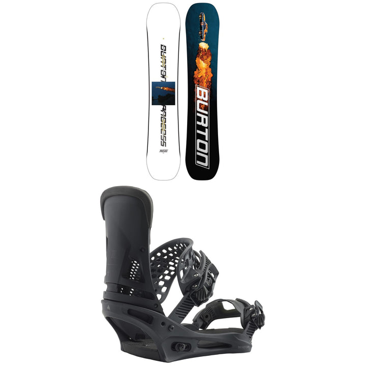 Burton Process Snowboard + Malavita Snowboard Bindings 2022