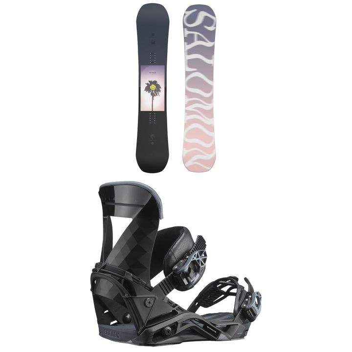Salomon Oh Yeah Snowboard + Mirage Snowboard Bindings - Women's 2022