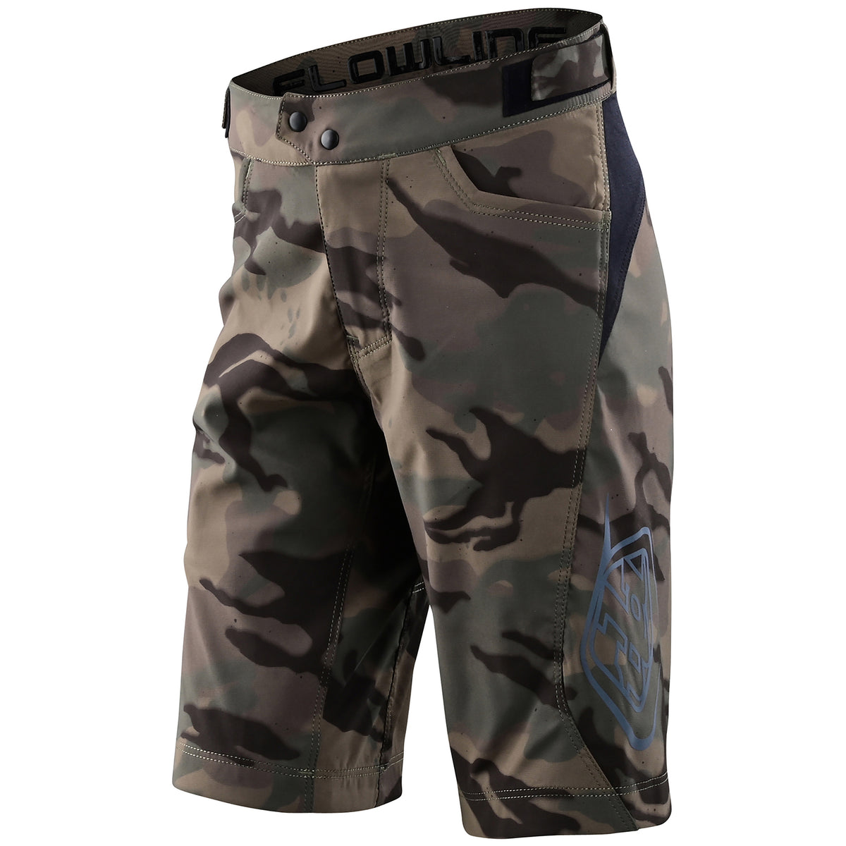 Troy Lee Designs Flowline Shorts - Kids' Spray Camo Army