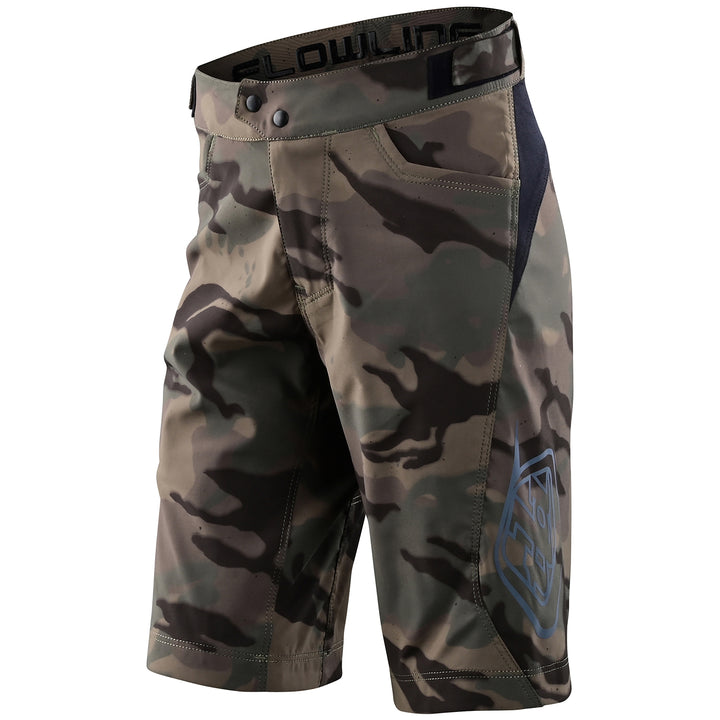 Troy Lee Designs Flowline Shorts - Kids' Spray Camo Army