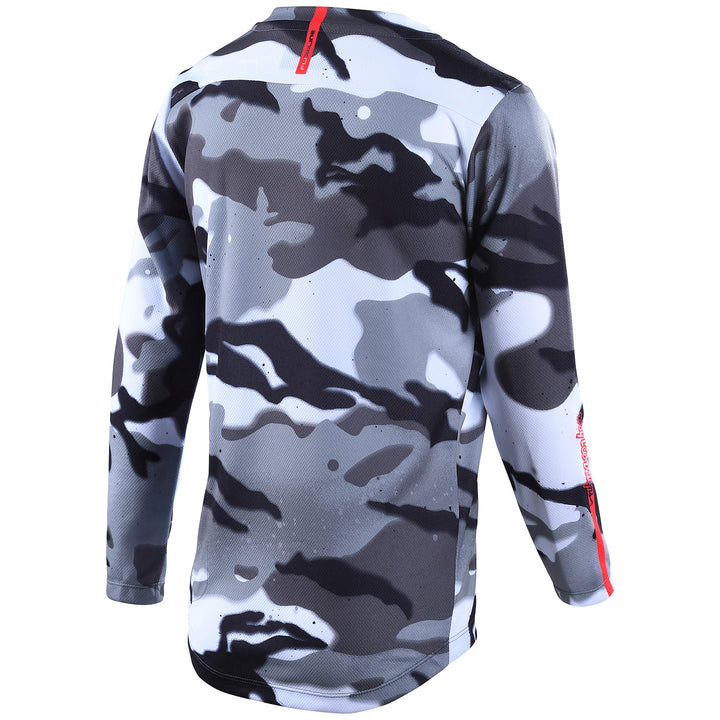 Troy Lee Designs Flowline Long-Sleeve Jersey - Kids' Spray Camo White