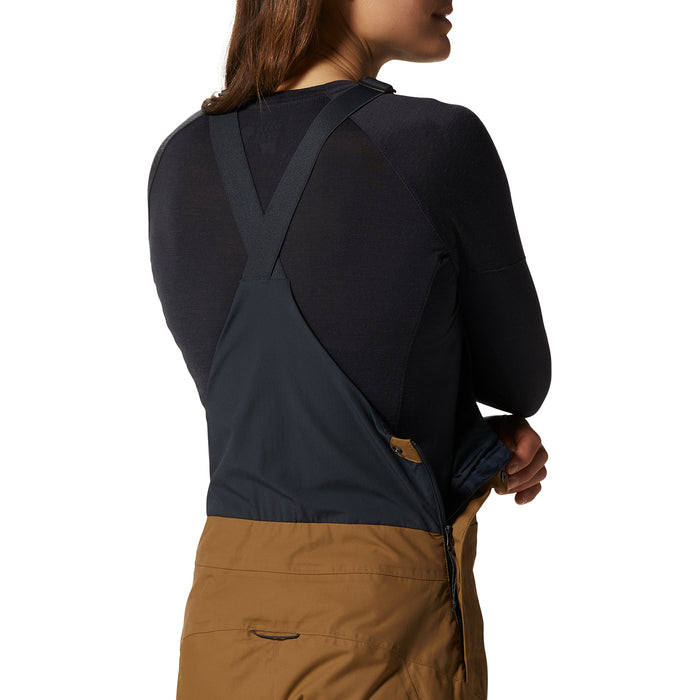 Mountain Hardwear Firefall/2 Short Bibs - Women's Corozo Nut