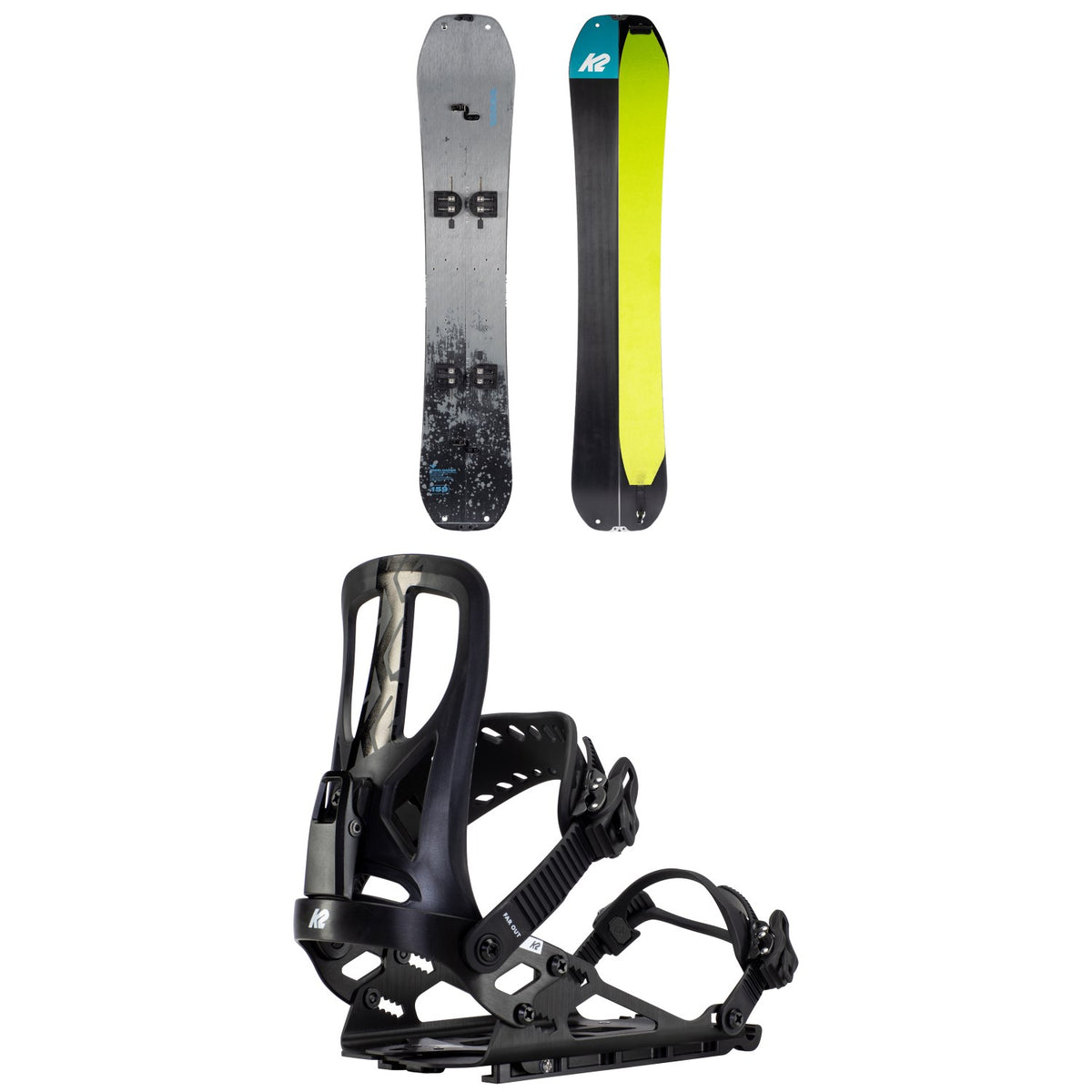 K2 Freeloader Package Splitboard + Farout Splitboard Bindings 2023