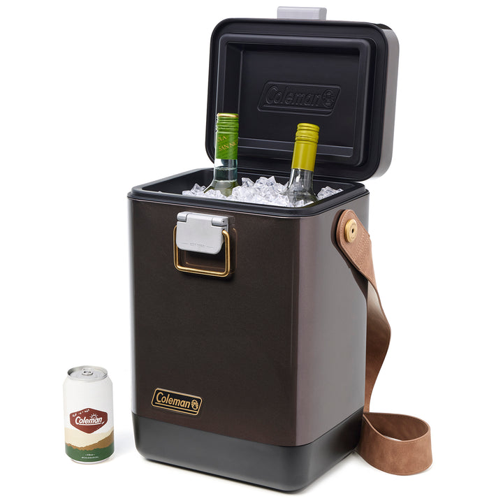 Coleman 1900 Collection 11QT Steel Belted Cooler Gunmetal