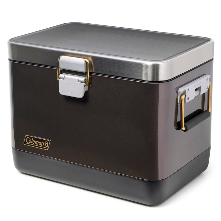 Coleman 1900 Collection 20QT Steel Belted Cooler Gunmetal