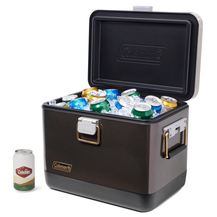 Coleman 1900 Collection 20QT Steel Belted Cooler Gunmetal