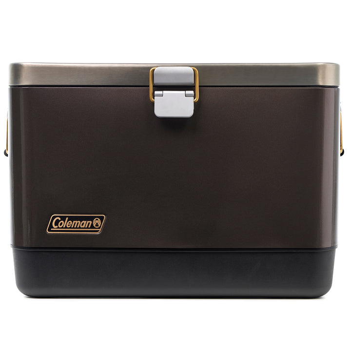 Coleman 1900 Collection 54QT Steel Belted Cooler Gunmetal