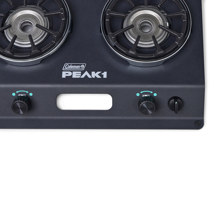 Coleman Peak1™ 2-Burner Stove Dark Stone