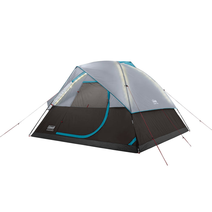 Coleman OneSource™ 4-Person Dome Tent with Airflow System & LED Lighting 2022 White/Black