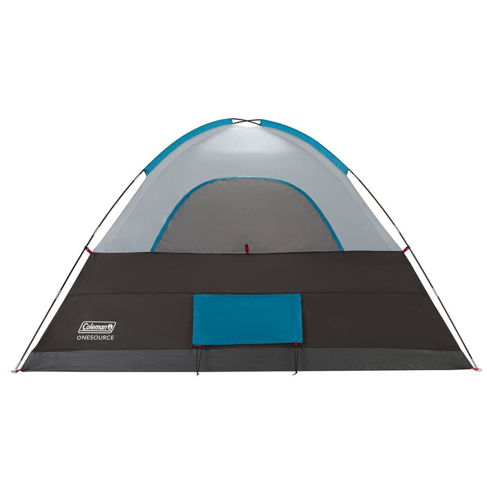 Coleman OneSource™ 6-Person Dome Tent w/ Airflow System & LED Lighting 2022 White/Black