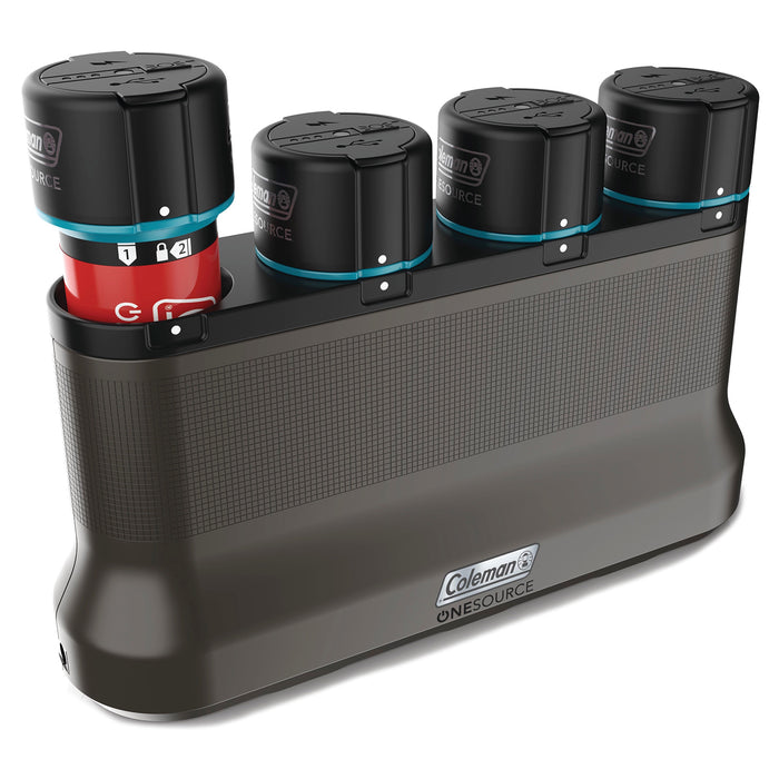 Coleman OneSource™ Charging Dock & Batteries 4-Slot Black