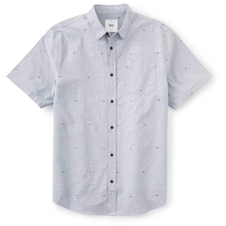 Katin Twine Short-Sleeve Button Down Shirt - Men's Light Blue