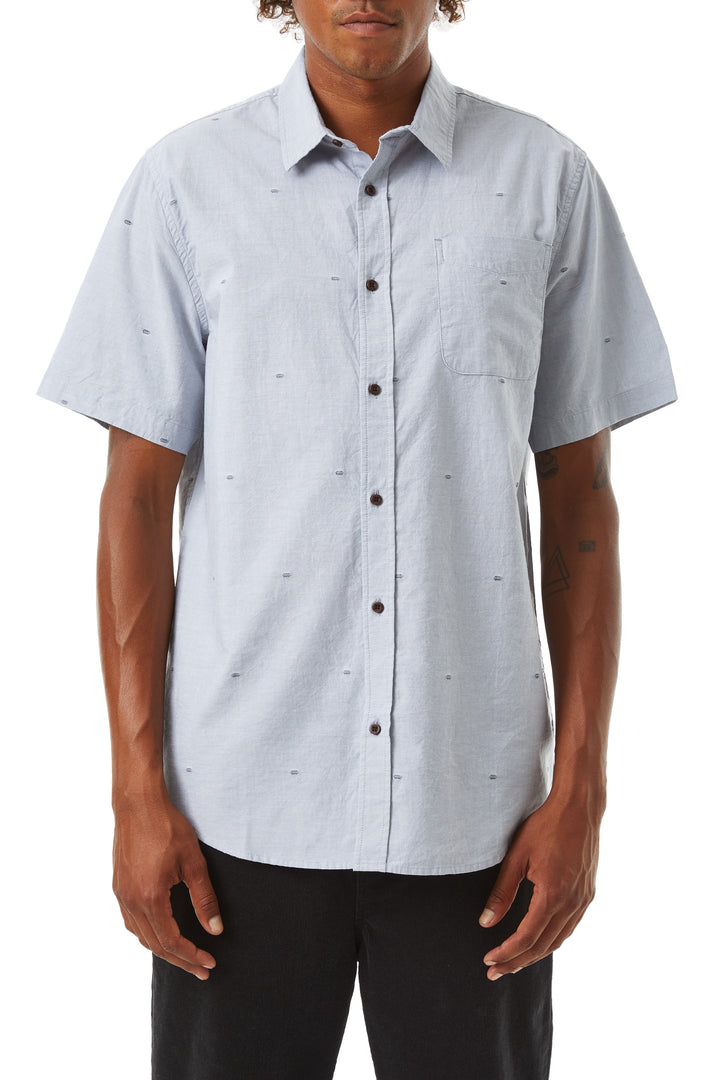 Katin Twine Short-Sleeve Button Down Shirt - Men's Light Blue