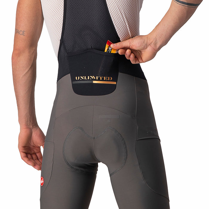 Castelli Unlimited Bib Shorts Forest Gray