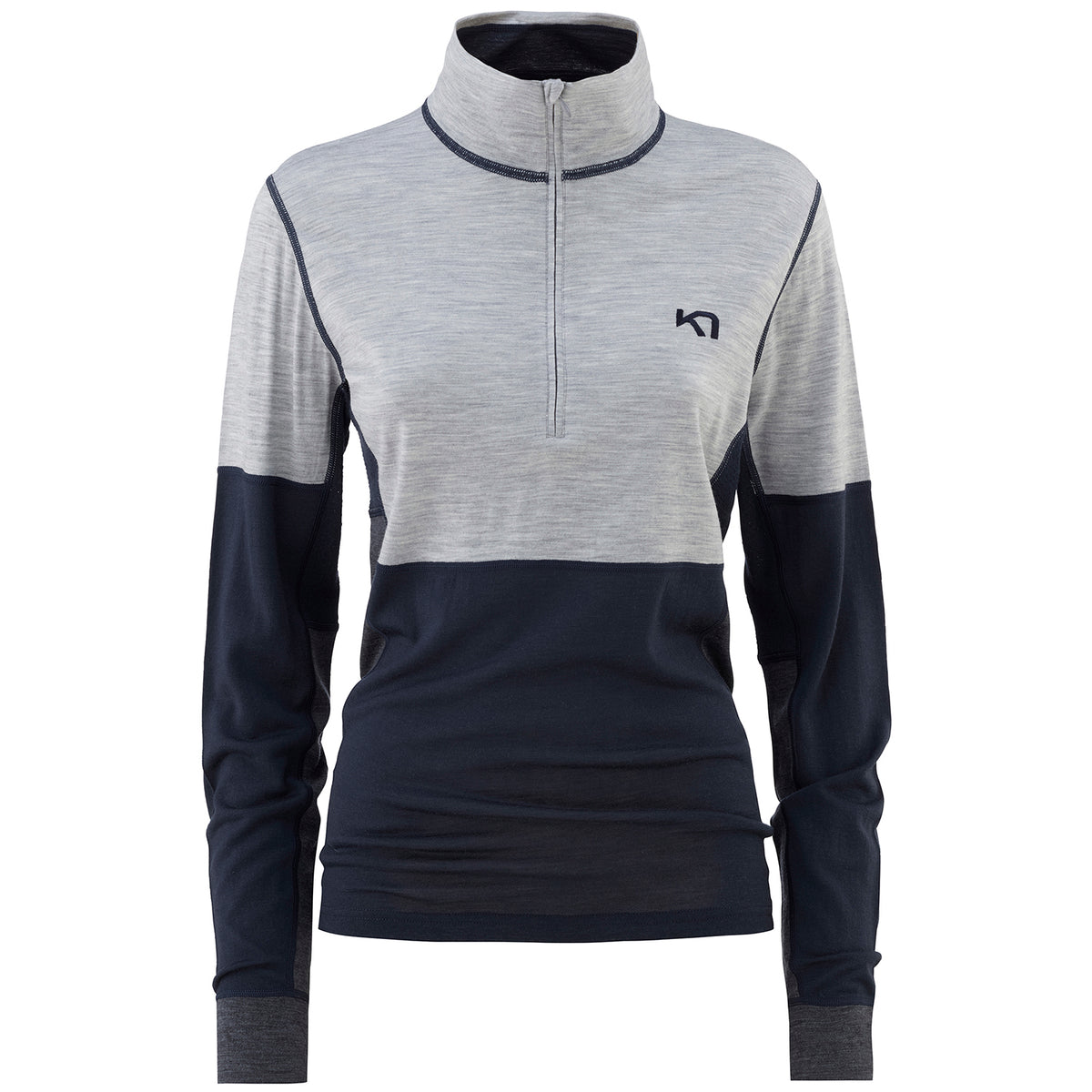 Kari Traa Lam Half Zip Top - Women's Marin