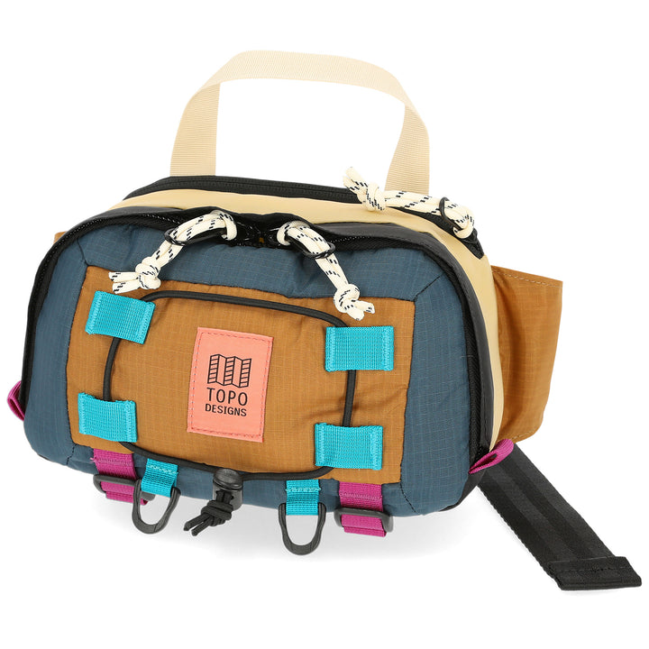 Topo Designs Mountain Hip Pack Khaki/Pond Blue