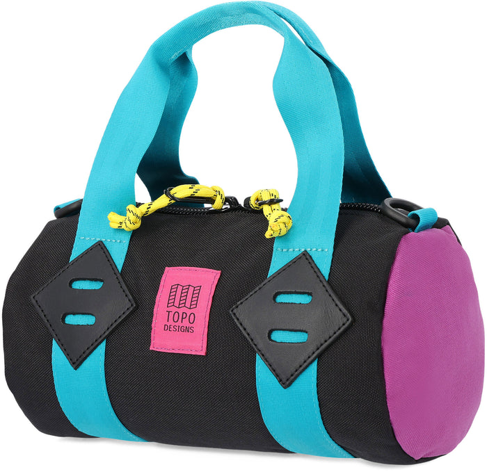 Topo Designs Classic Mini Duffel Bag Black/Grape