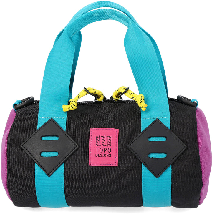 Topo Designs Classic Mini Duffel Bag Black/Grape